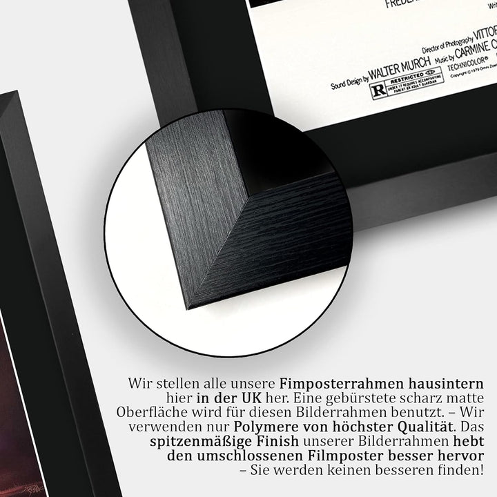 HWC Trading Apocalypse Now A3 Gerahmte Signiert Gedruckt Autogramme Bild Druck-Fotoanzeige Geschenk