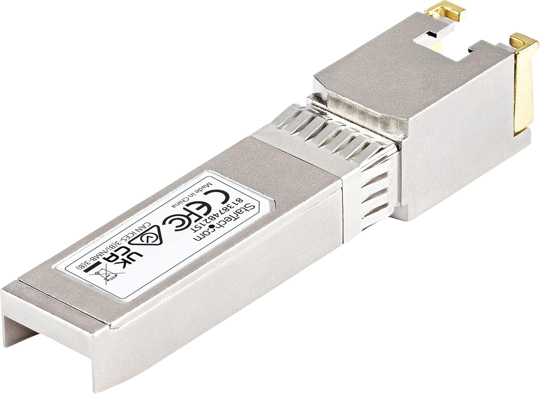 StarTech.com HP 813874-B21 kompatibles SFP+ Transceiver Modul - 10GBase-T - MSA konform - RJ45 SFP+