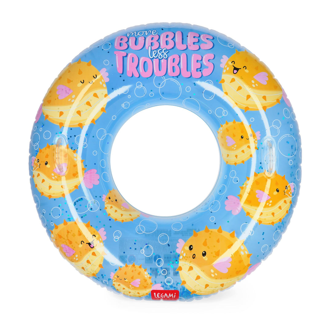 Legami - Pool aufblasbare Donut, Maxi aufblasbare Donut für Kinder und Erwachsene, Meer Strand aufbl