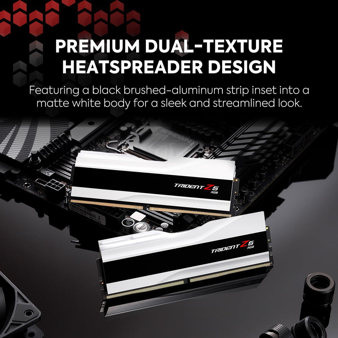 G.Skill Trident Z5 RGB Serie (Intel XMP) 64GB (2 x 32GB) 288-Pin SDRAM DDR5 6400 CL32-39-39-102 1,40