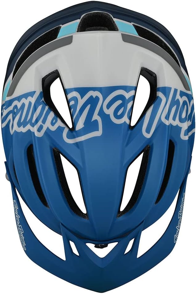 Troy Lee Designs A2 MIPS Helm 2022 Fahrradhelm XL / 2XL (59 - 62 cm) Silhouette, Blau, XL / 2XL (59