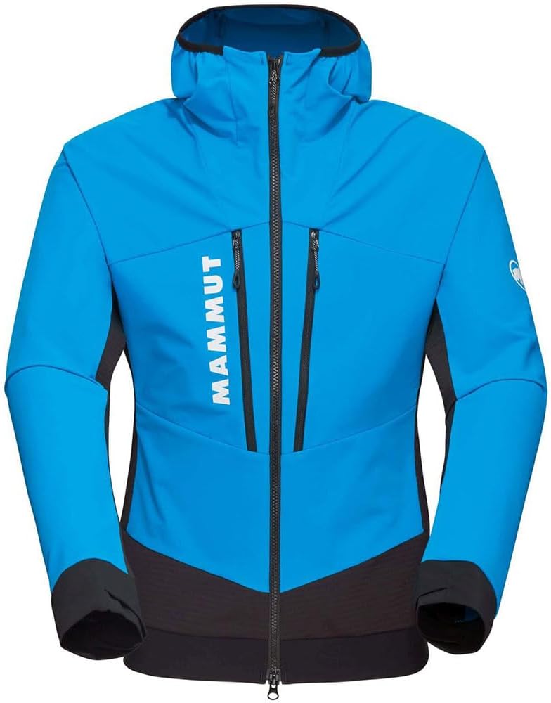 Mammut Herren Aenergy So Hybrid Hooded Jacket Men Softshell Jackets (1er Pack) XL Glacier Blue-Black