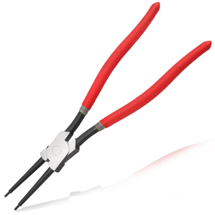 Sprengringzange, 33 cm, robuste Innen-Sicherungsringzange, gerade Backenspitze, Durchmesser 0,2 cm,