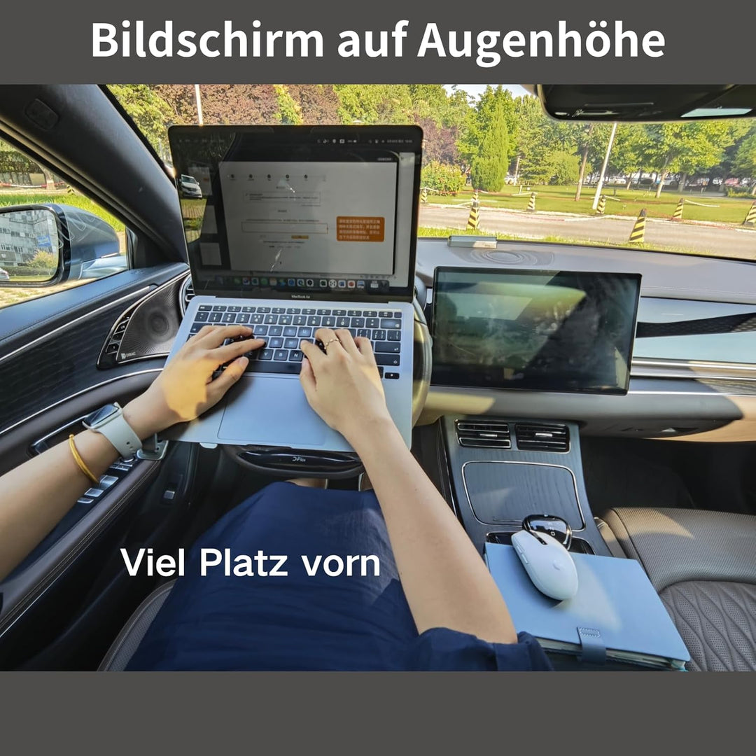 STEERTOP Laptop Ständer für Auto | Multifunktionale Auto Lenkrad Schreibtisch | Tablett Autotisch fü