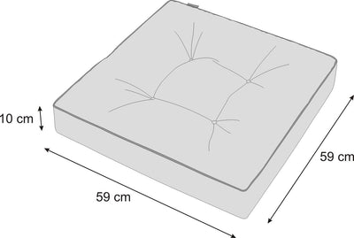 PillowPrim Bodenkissen Kissen im japanischen Stil, Meditationskissen, Yogakissen rundes Sitzkissen 5