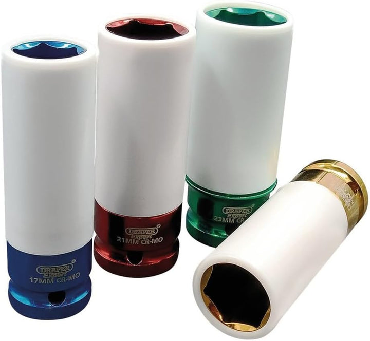 DRAPER 30630 drehmomentmotor Expert Radmutter SOCKETS für Alufelgen, mehrfarbig
