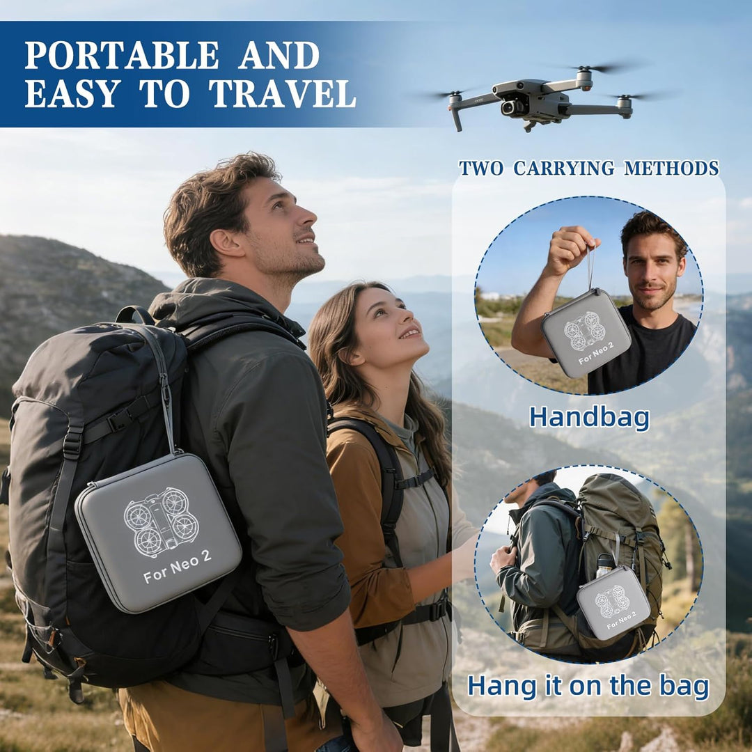 Tragetasche Case Tasche für DJI NEO 2, Tasche für DJI Neo Drone Zubehör, Stossfeste und Tragbare Dro