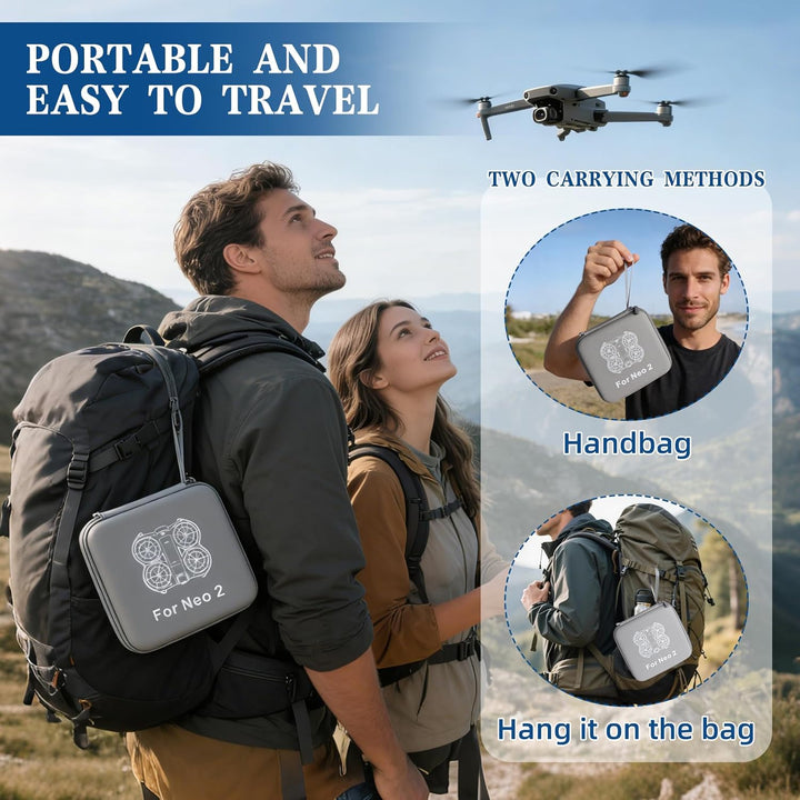 Tragetasche Case Tasche für DJI NEO 2, Tasche für DJI Neo Drone Zubehör, Stossfeste und Tragbare Dro