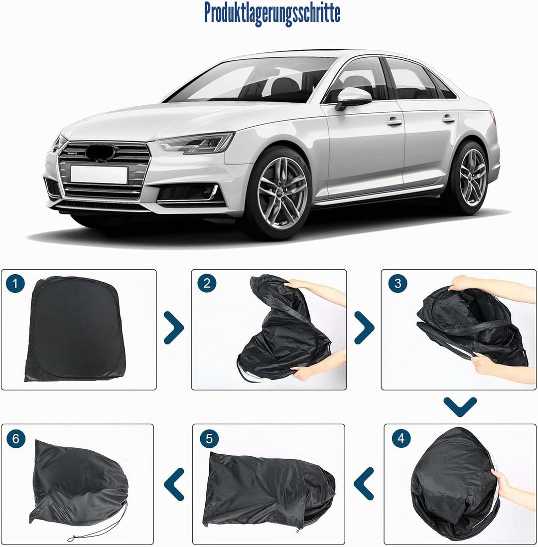 Auto Sonnenschutz Kompatibel mit Audi A4 B9/8W - Sonnenschutz Abdeckungen Frontscheibe Sonnenschirm