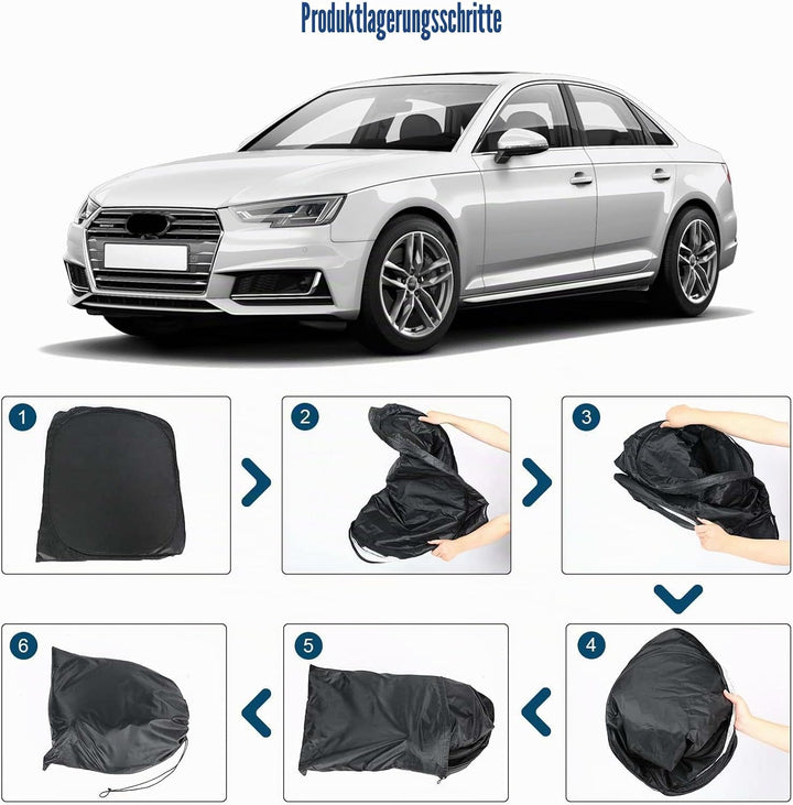 Auto Sonnenschutz Kompatibel mit Audi A4 B9/8W - Sonnenschutz Abdeckungen Frontscheibe Sonnenschirm