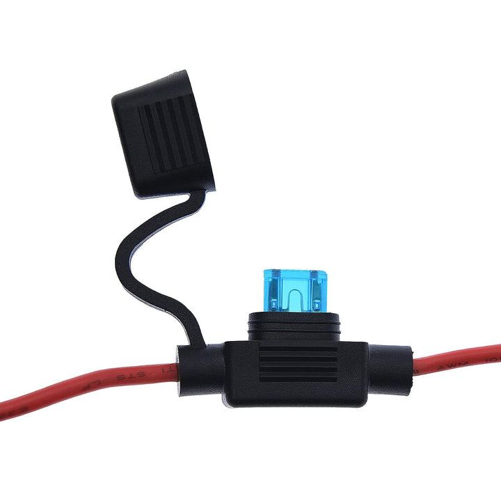 KAOLALI 12V/24V Schalter Panel, Dual-USB-Ladegerät LED Voltmeter Zigarettenanzünder 8 Kippschalter E