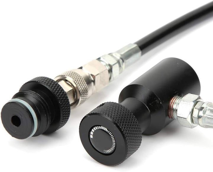 Alomejor Luftspulen-Fernbedienungsschlauch G1/2" Alu-Luftspulen-Fernbedienungs-Wellschlauch ohne Ven