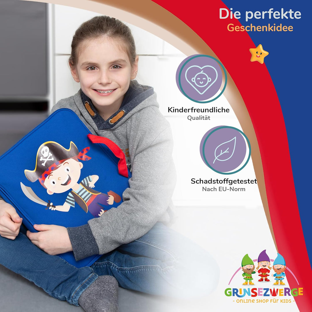 GRINSEZWERGE Tasche für Edurino & Tonie Figuren, TipToi Stift und Kinder Tablet | Sammel-Mäppchen mi