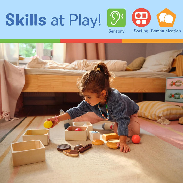 Melissa and Doug Holz Lebensmittel Kinderküche Zubehör Holz | Spielküche Zubehör Holz & Kaufladen Zu