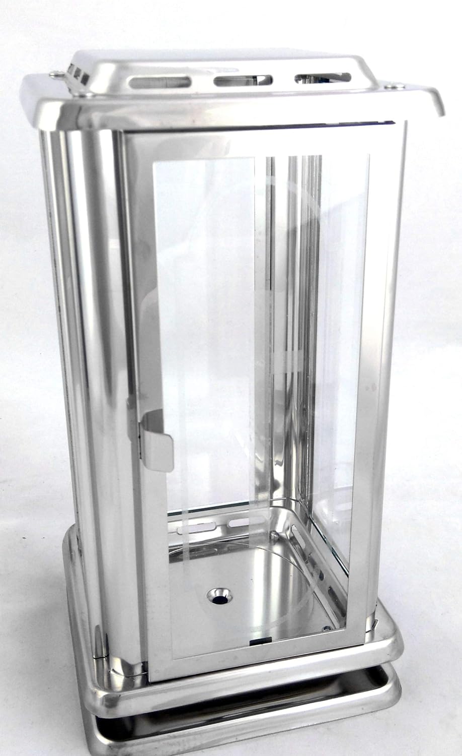 designgrab Grablampe Royal aus Edelstahl mit Granitsockel aus Granit Aurora/Aruba/Aurindi/Indora, mi