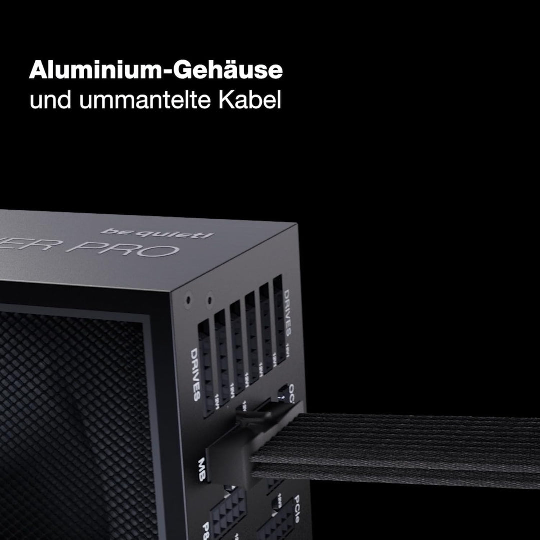 be quiet! Dark Power Pro 13 1600W, ATX 3.0, 80 PLUS® Titanium, Digital-Steuerung, nahe unhörbarer Si