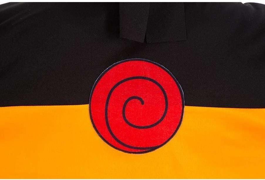 Chaks Naruto-Kostüm für Herren Anime-Kostüm orange-schwarz L, L