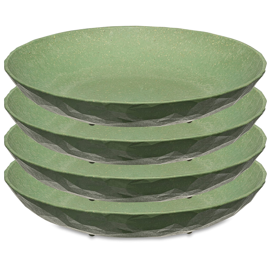 Koziol Suppenteller, 220 mm, 220 mm, 4 Stück 220mm Nature Leaf Green, 220mm Nature Leaf Green