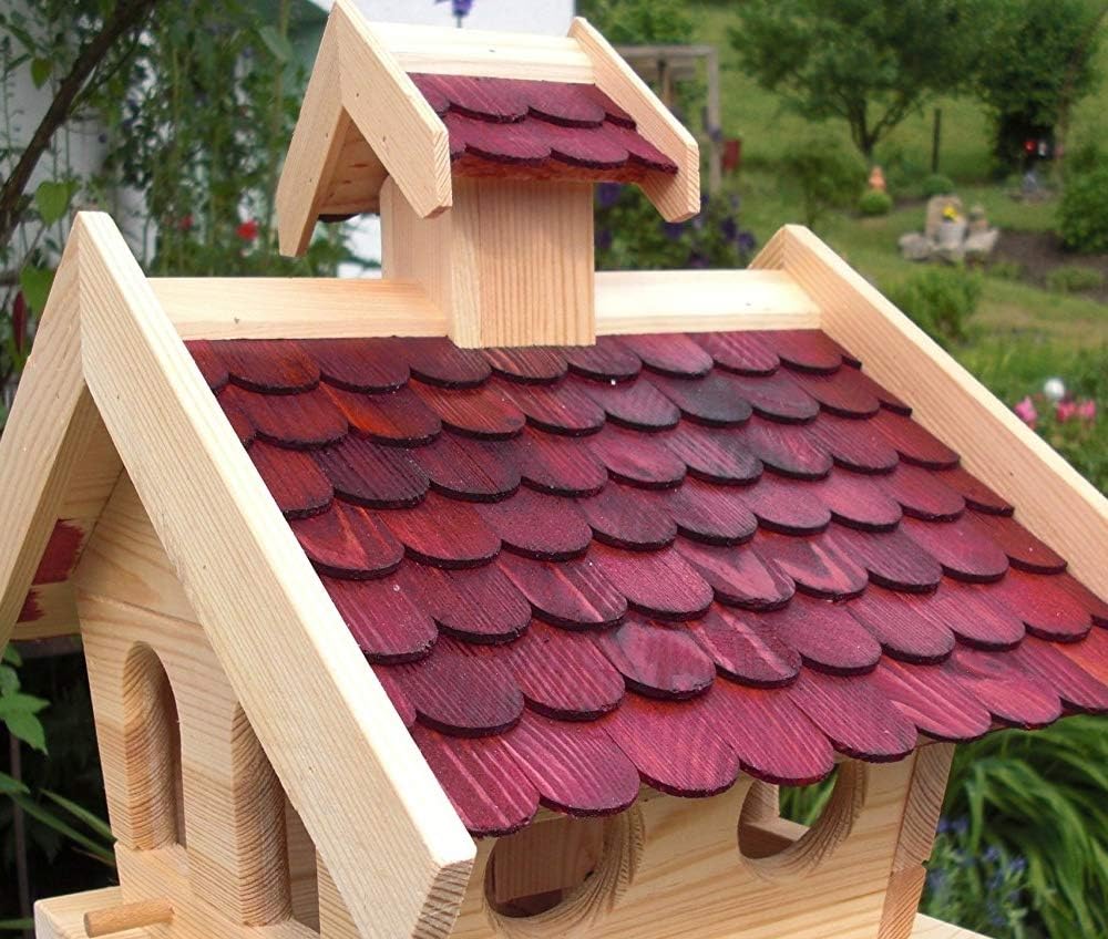 Vogelhaus (V14) Vogelhäuser Vogelfutterhaus Vogelhäuschen-aus Holz-Vogelhausständer-Nistkasten Vogel