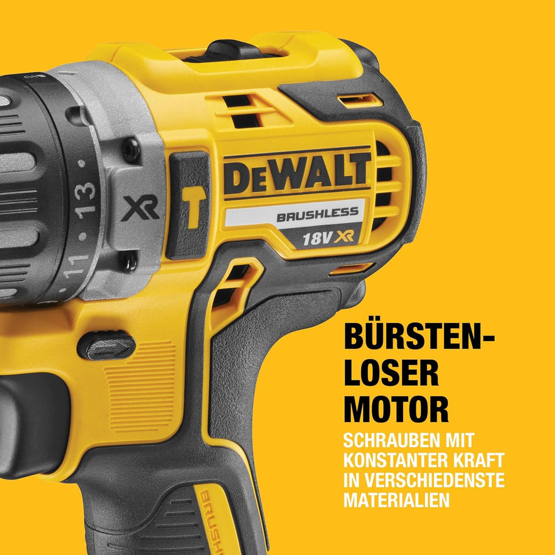 Dewalt 18 Volt Akku Schlagbohrschrauber DCD796P2 (Bürstenloser Motor, 2-Gang Vollmetallgetriebe, max