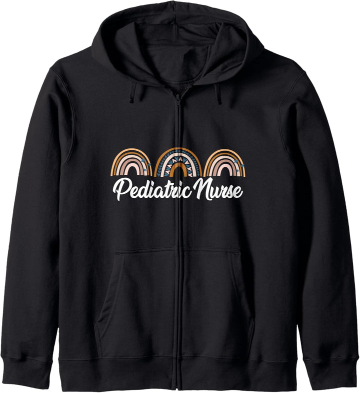 Kinderkrankenschwester Regenbogen Kinderpflege Arzt Kinderarzt RN Kapuzenjacke