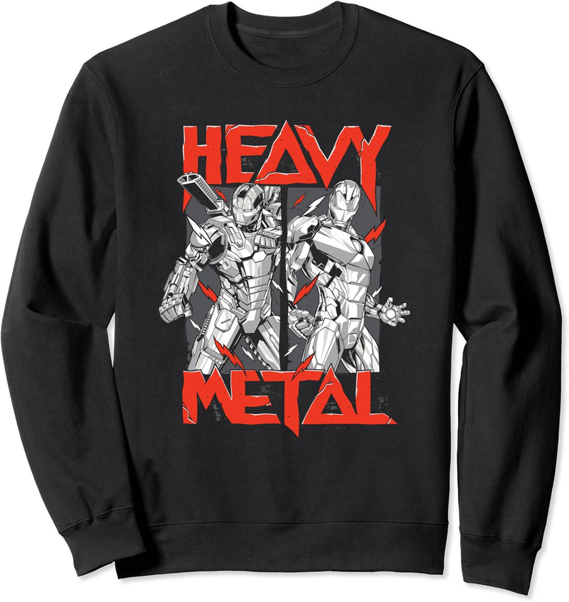 Marvel Avengers War Machine and Iron Man Heavy Metal Sweatshirt
