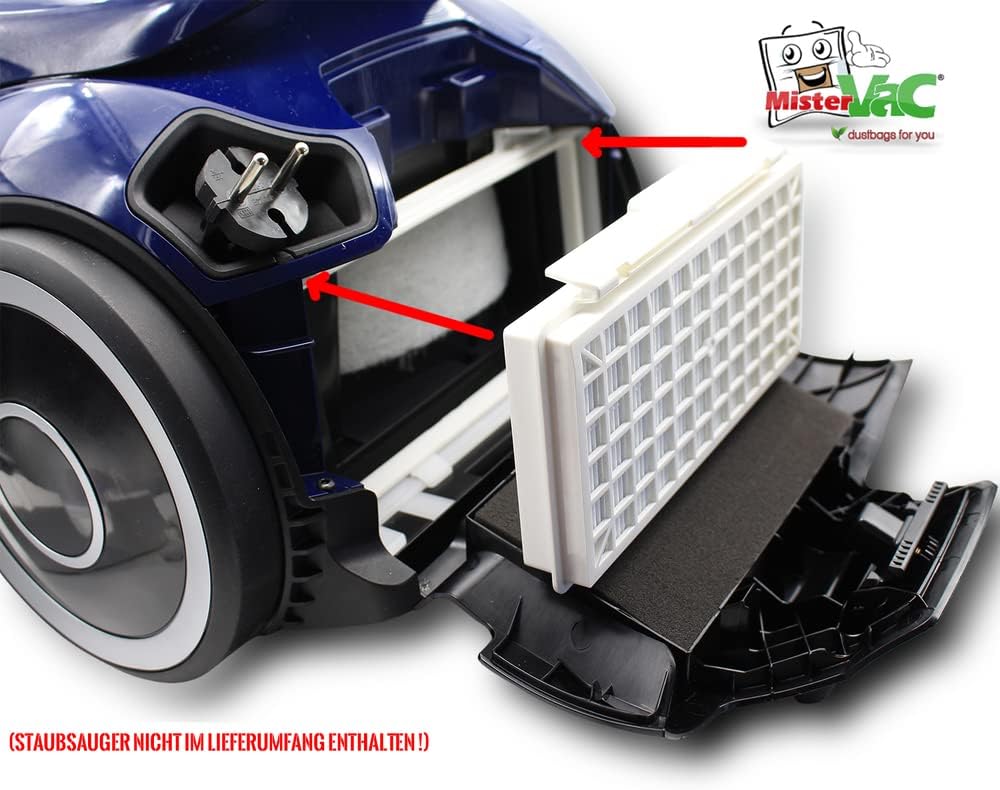 MisterVac | Set kompatibel mit Bosch BGC41X36/01 Serie6 Bagless