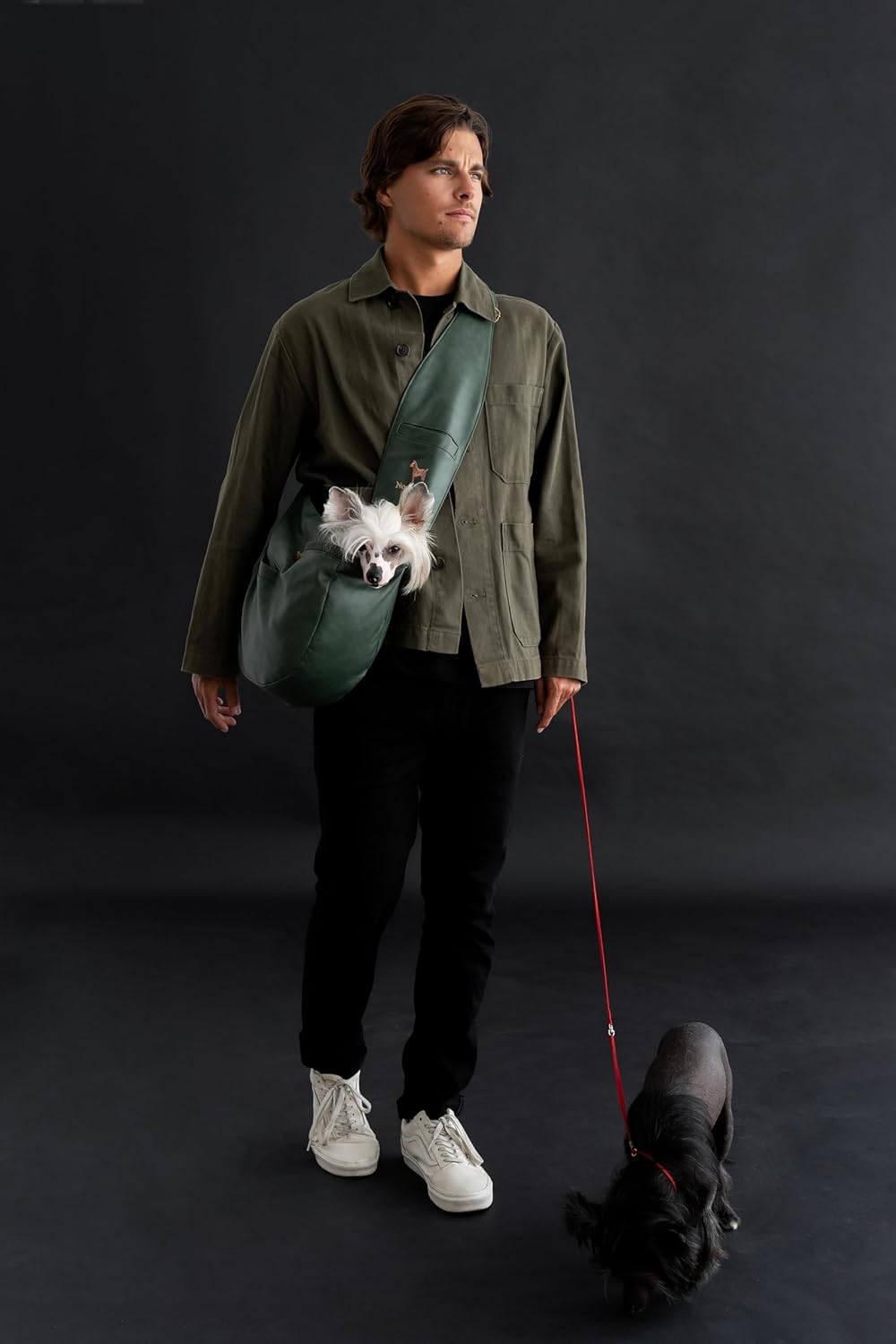 Noah &amp; Paw Hundetragetasche für Kleine Hunde bis 10kg, Hundetasche mit Verstellbarem Schultergurt, u