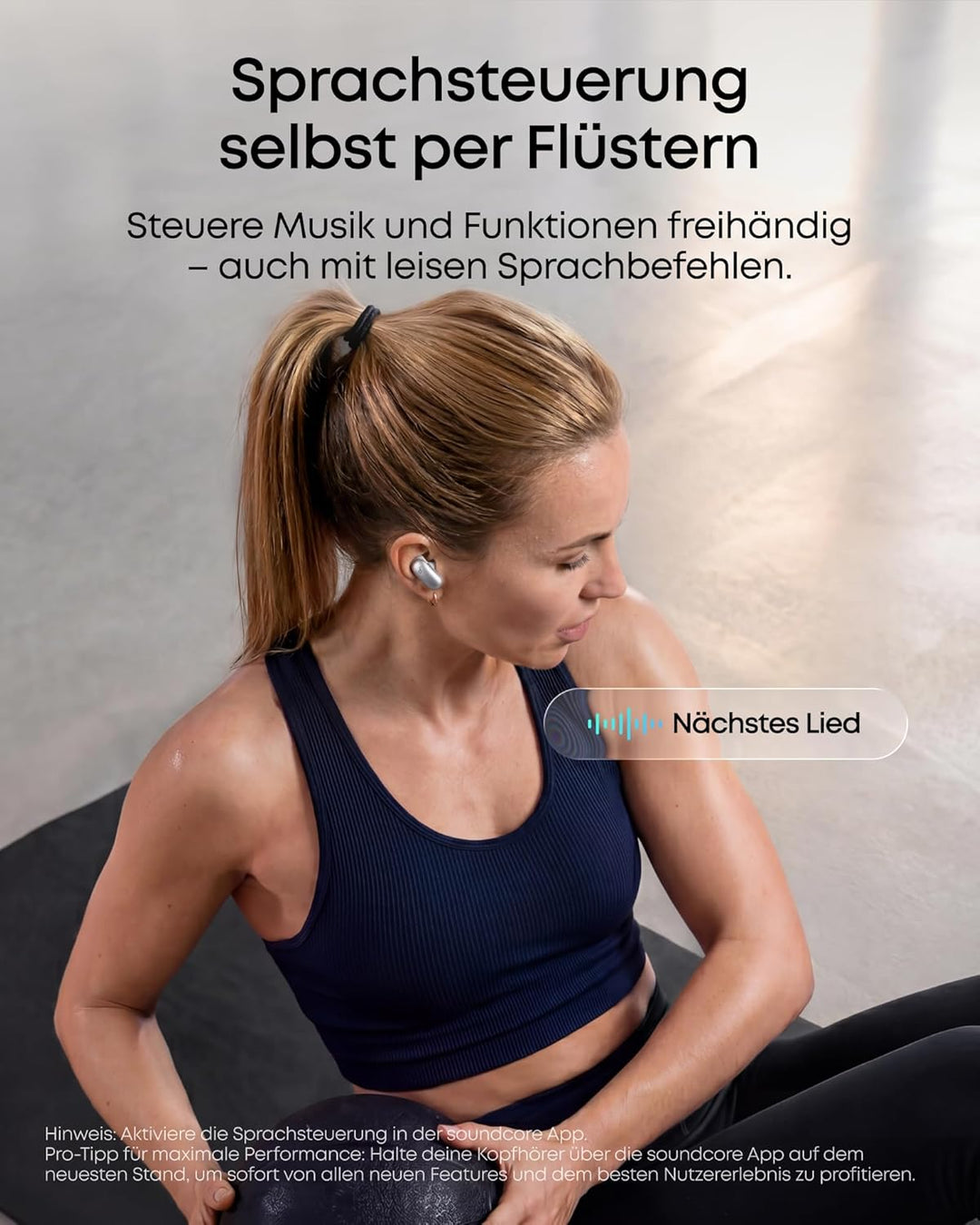 soundcore Anker Liberty 5 Pro, Guinness World Record Anrufqualität 10 Mikros, Noise Cancelling Kopfh