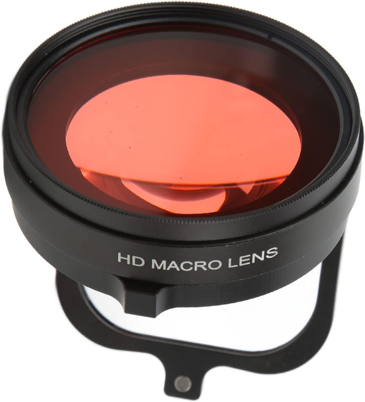 58-mm-Rotfilter, Action-Kamera, 16-Fach Makro-Nahobjektiv, Tauchfilter für Hero 9, für Unterwasserfo