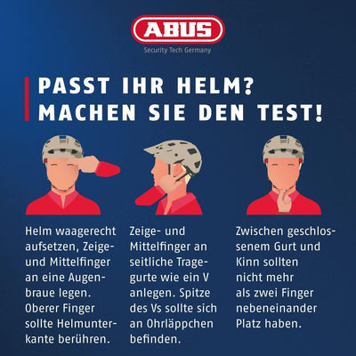 ABUS Allround-Fahrradhelm Aduro 2.1 - in sportivem Design für den Stadtverkehr, Landstrassen und Tra