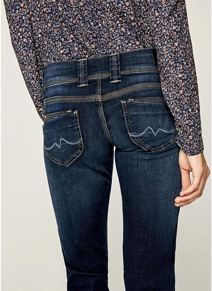 Pepe Jeans Damen Straight Leg VENUS 24W / 30L Blue (Denim-h06), 24W / 30L Blue (Denim-h06)