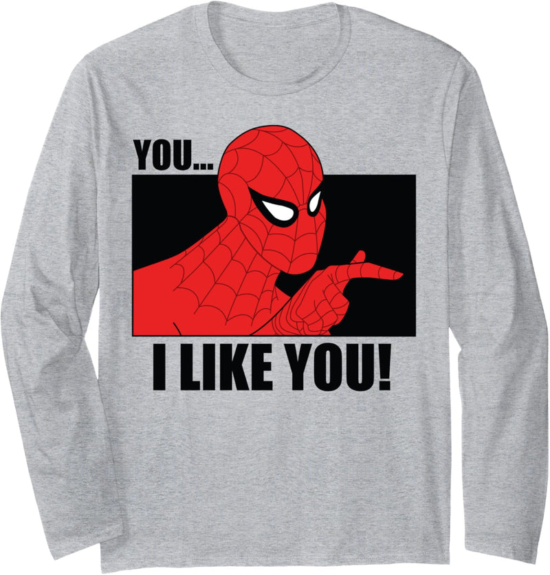 Marvel Spider-Man You I Like You Langarmshirt