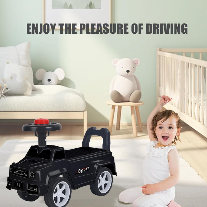 Rutschauto für Kinder, Tragespielzeug zum Schieben, Lauflernhilfe für Kinder, Buggy – Little Auto –