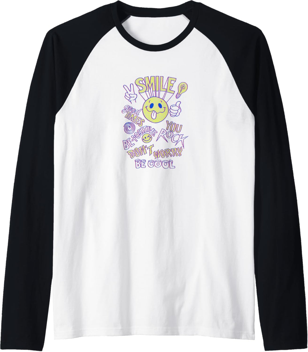 Sei glücklich Raglan