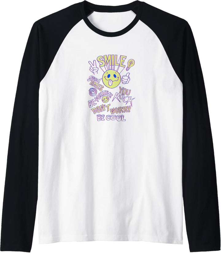Sei glücklich Raglan