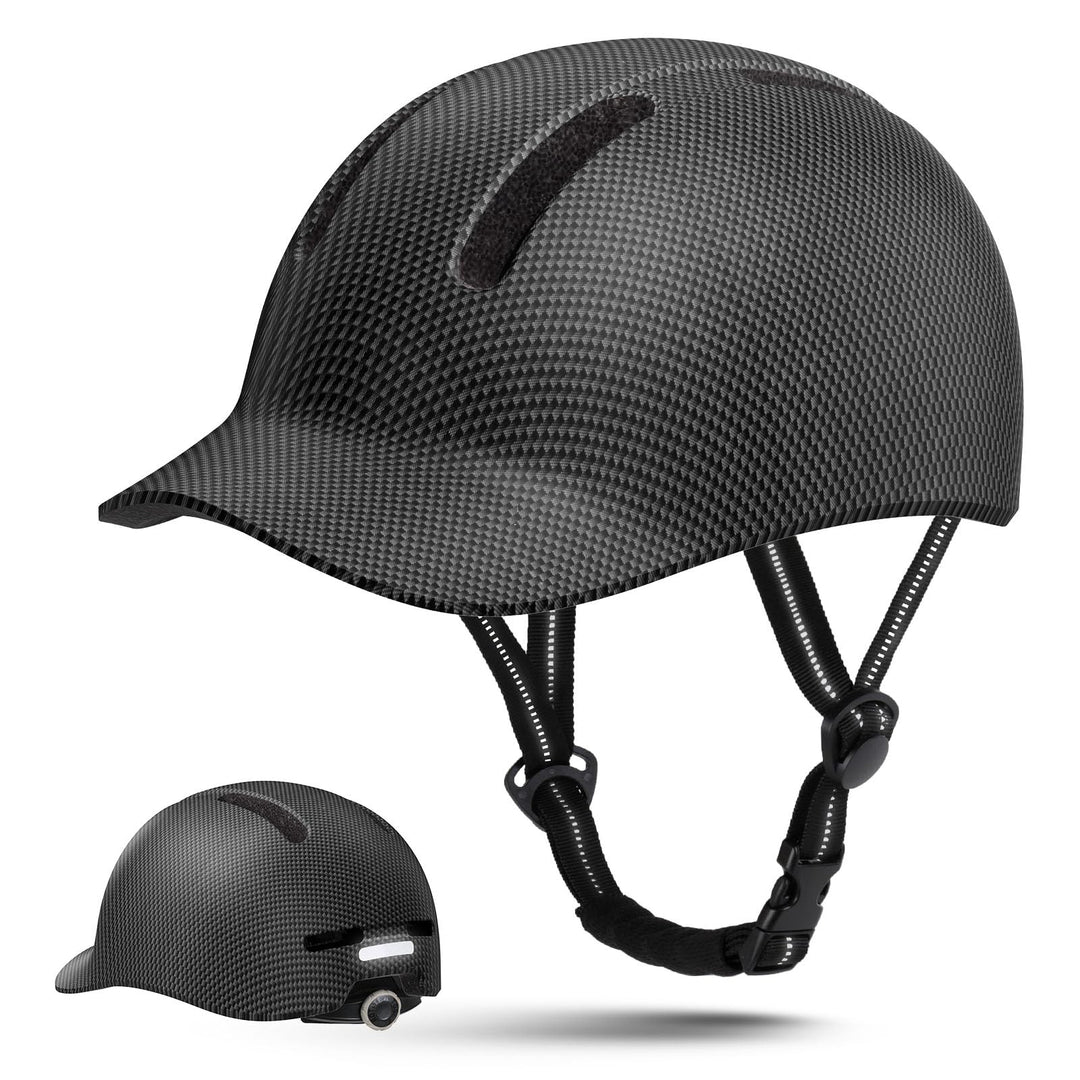 Shinmax Fahrradhelm für Damen und Herren, Einstellbarer Helm mit Visier & Sonnenschutz, Leicht & Bel