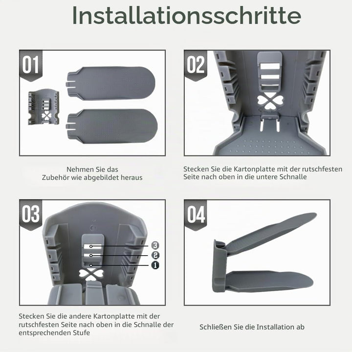 10 Stück Schuhschlitzversteller, doppellagig, verstellbar, Schuhregal, platzsparend, im Kleiderschra