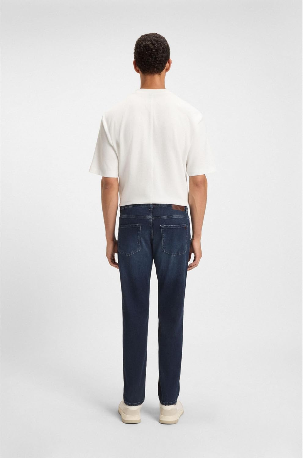 BOSS Herren Maine BC-L-P Regular-Fit Jeans aus blauem Super-Stretch-Denim 30W / 32L Navy410, 30W / 3