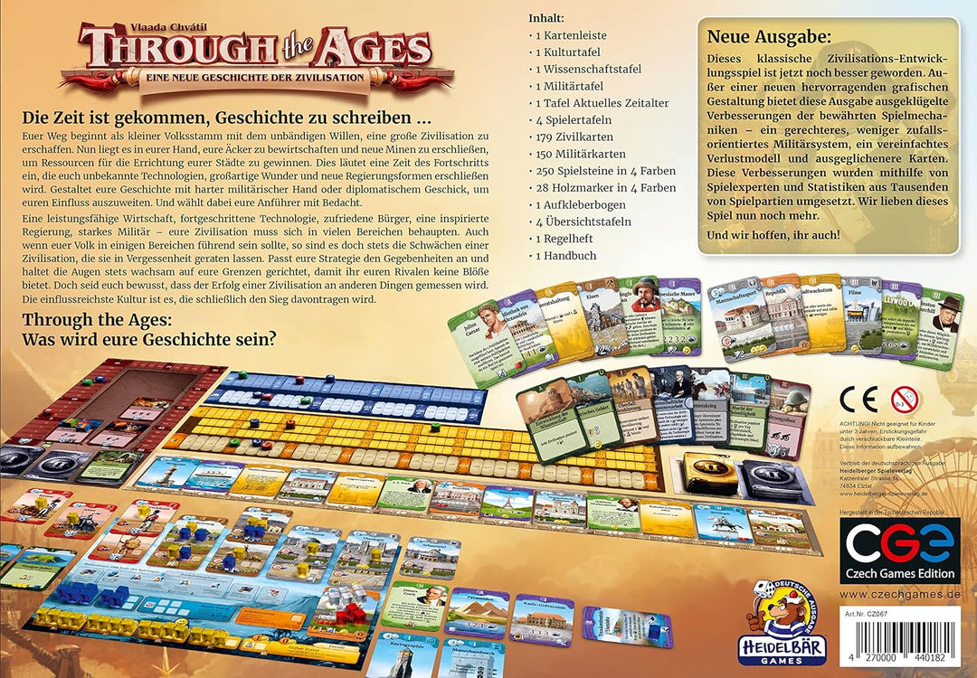 Through The Ages: Eine neue Geschichte der Zivilisation | Czech Games Edition | Deutsch | Strategies