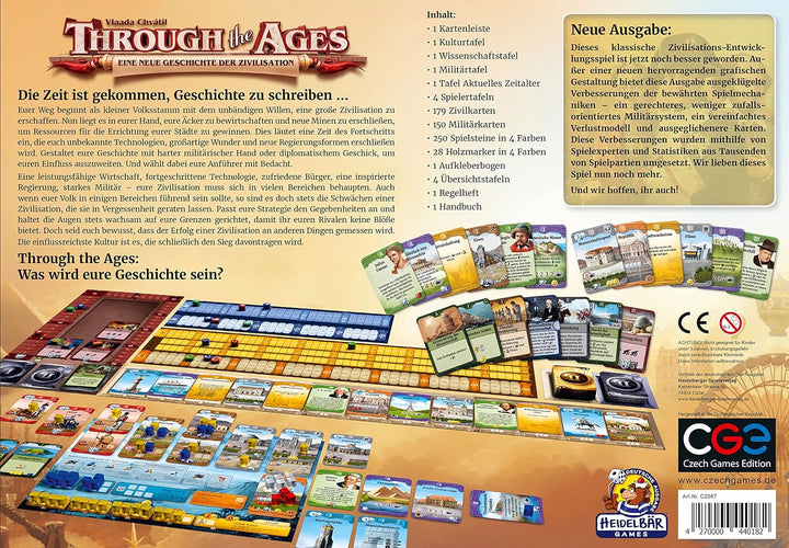 Through The Ages: Eine neue Geschichte der Zivilisation | Czech Games Edition | Deutsch | Strategies
