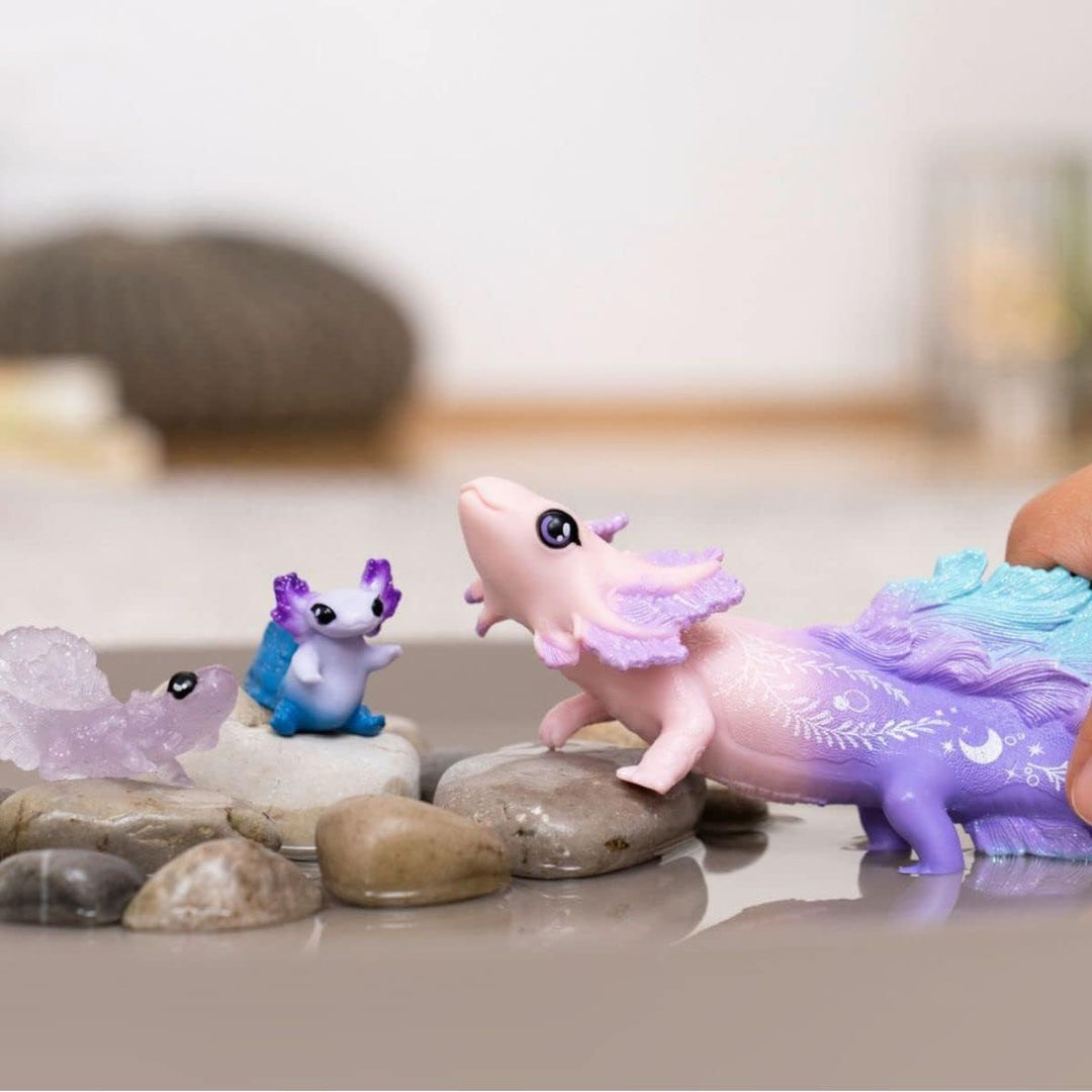SCHLEICH 42628 Axolotl Discovery Set, für Kinder ab 5-12 Jahren, BAYALA - Spielset & 70756 Elementa
