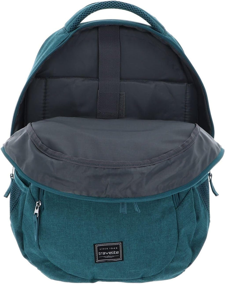 Travelite Handgepäck Rucksack, Laptop Rucksack 15,6 Zoll, BASICS, Daypack, Tagesrucksack mit vielen