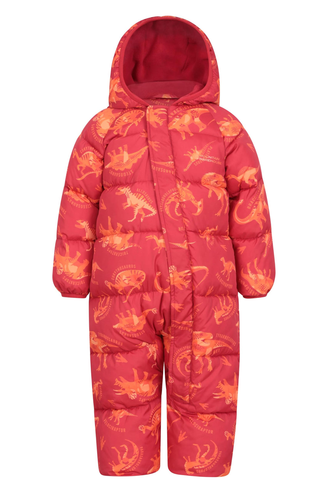 Mountain Warehouse Frosty Kinder Winter Anzug Gefüttert Schneeanzug 6-12 Monate Rot (Gedruckt), 6-12