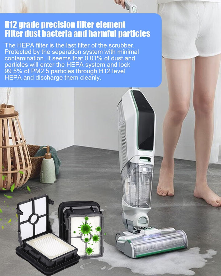 Zubehör für Bissell Crosswave 3-In-1,1 Haustier-Rollbürste + 1 Bodenbürste + 1 Teppichbürste + 1 Meh