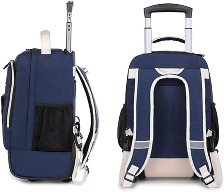 CONSIELI Trolley Rucksack mit Rollen Kinder Schulranzen Rucksäcke Multifunktionaler Schultrolley Sch