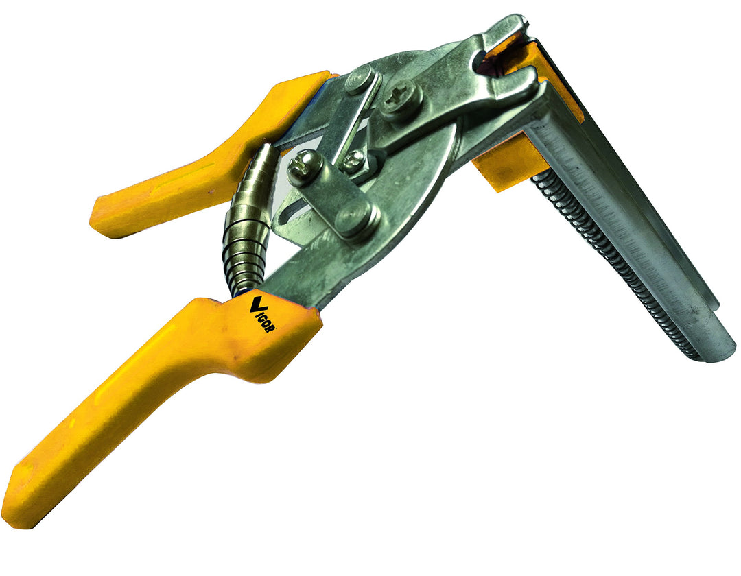 Vigor 176210 Zange für Zäune mit Haken, Gelb