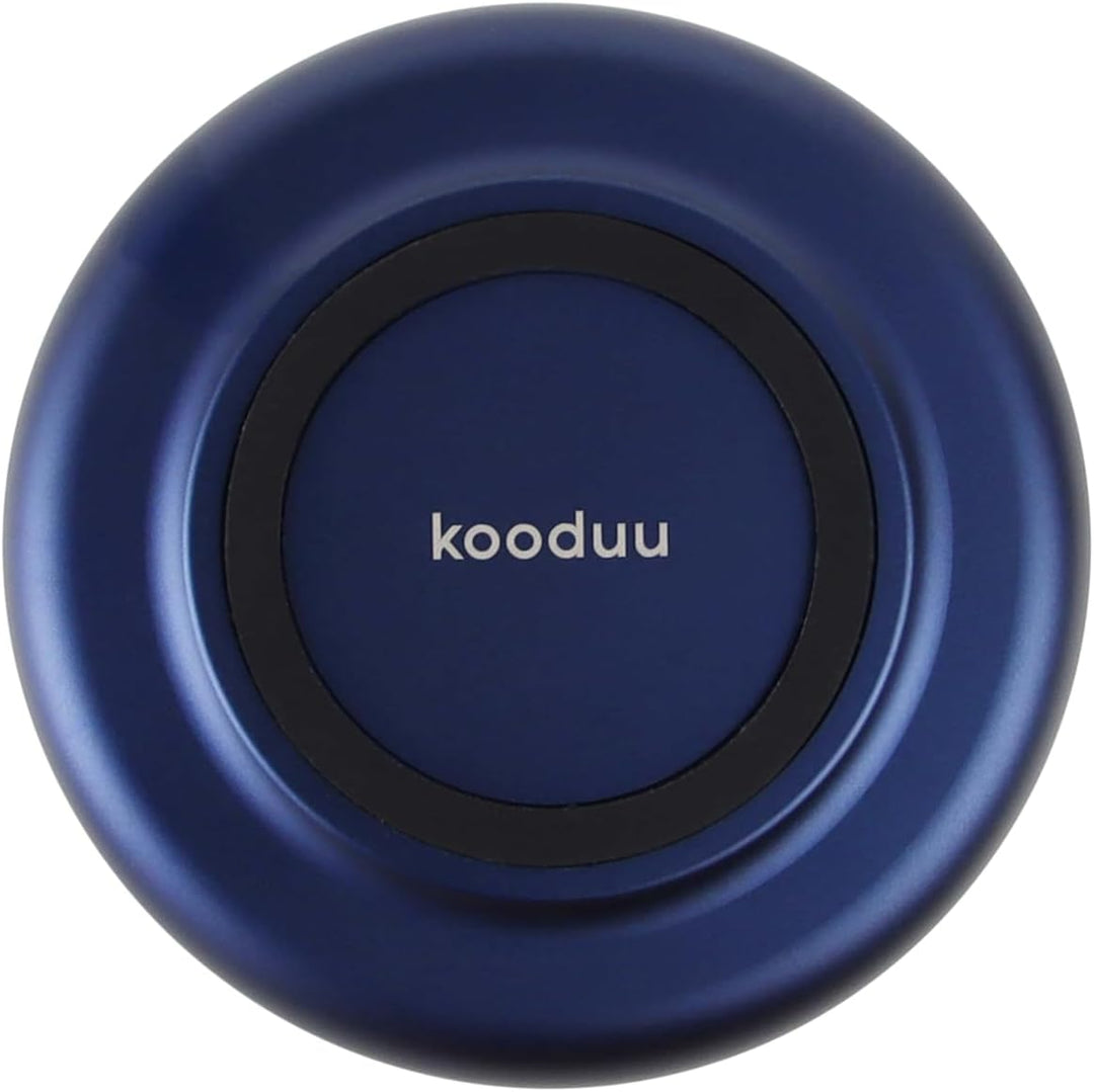 Kooduu Glow 10 Glas-Kerzenhalter - Luxuriöses dänisches Design, Höhe 9 cm, Kobaltblau Cobalt Blue, C