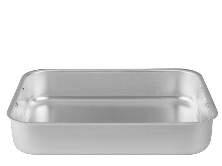 Baldassare Agnelli Platte Bräter rechteckig Finish matt Runde Kanten ohne Deckel Durchmesser 40 x 29