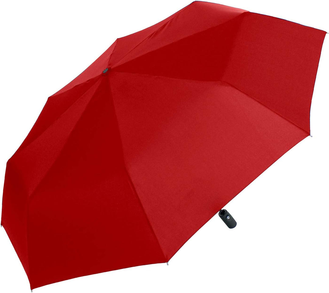 XXL Taschenschirm mit Auf-Zu-Automatik - Full Class - 122 cm grosses Dach Dunkel-rot, Dunkel-rot